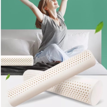 Gối ôm cao su thiên nhiên Thái Lan nhập khẩu  chính hãng giá tốt, ruột gối ôm cao su thật 100% tự nhiên có lỗ