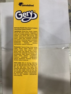 Bánh Quy GERY Cheese Crackers Phô Mai