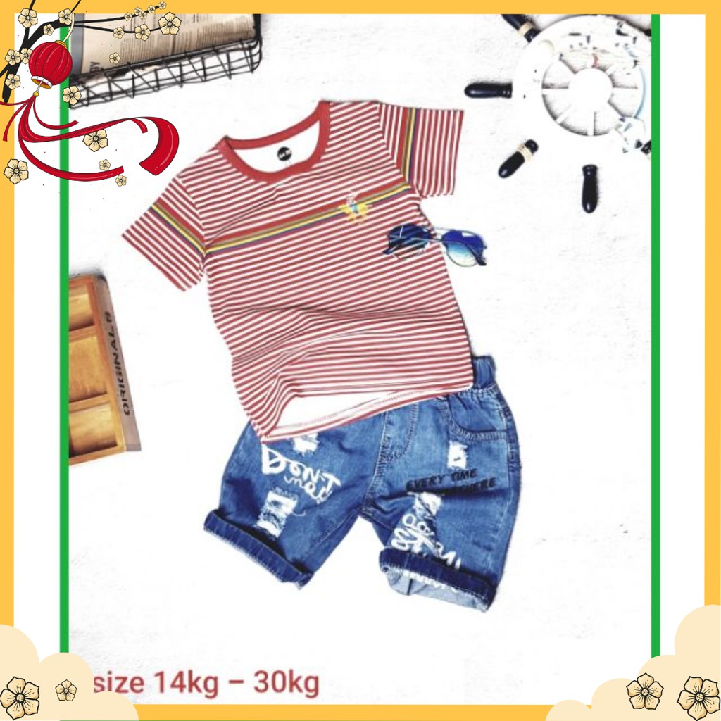 HẾT HÀNG Đồ Trẻ Em ❤️FREESHIP còn size 5 ( 15kg - 16kg ) Hàng Công Ty Chất Đẹp, Set Trang Phục , Đồ Bộ Bé Trai Quần Jean