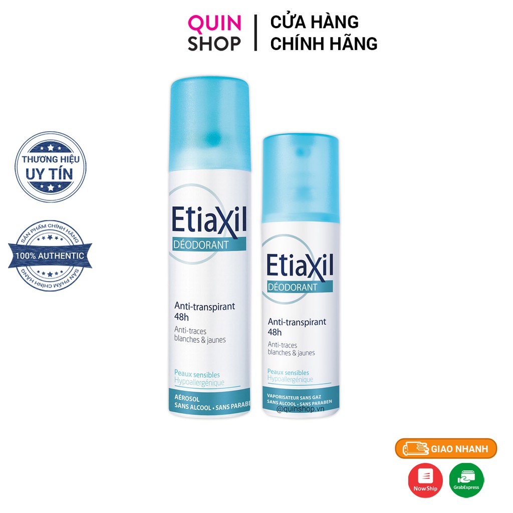 Xịt Khử Mùi Etiaxil Hôi Nách Deodorant Anti - Transpirant 48h Spray Aerosol