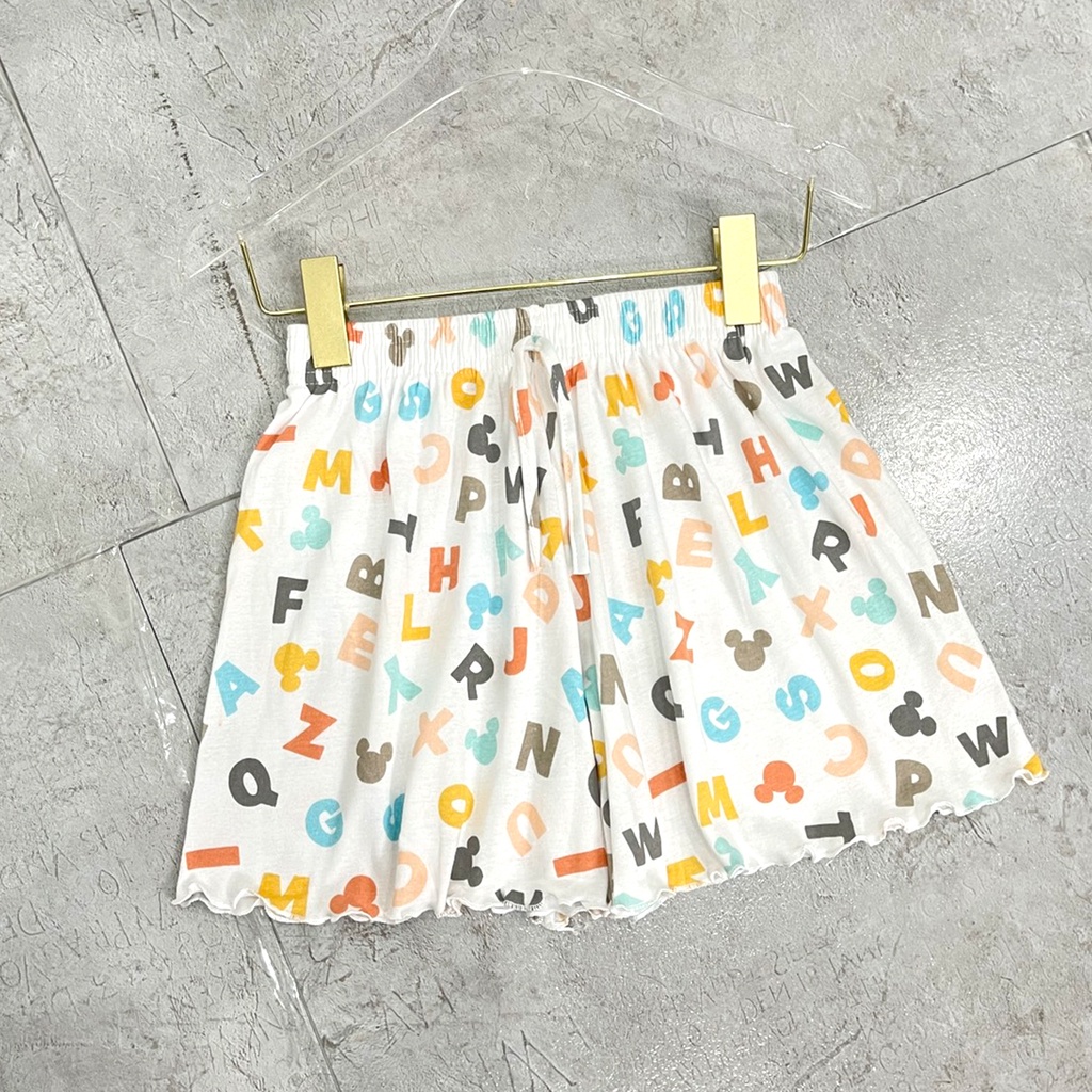 Quần đùi nữ mặc nhà hình xinh xắn tôn dáng short vải cotton ngắn