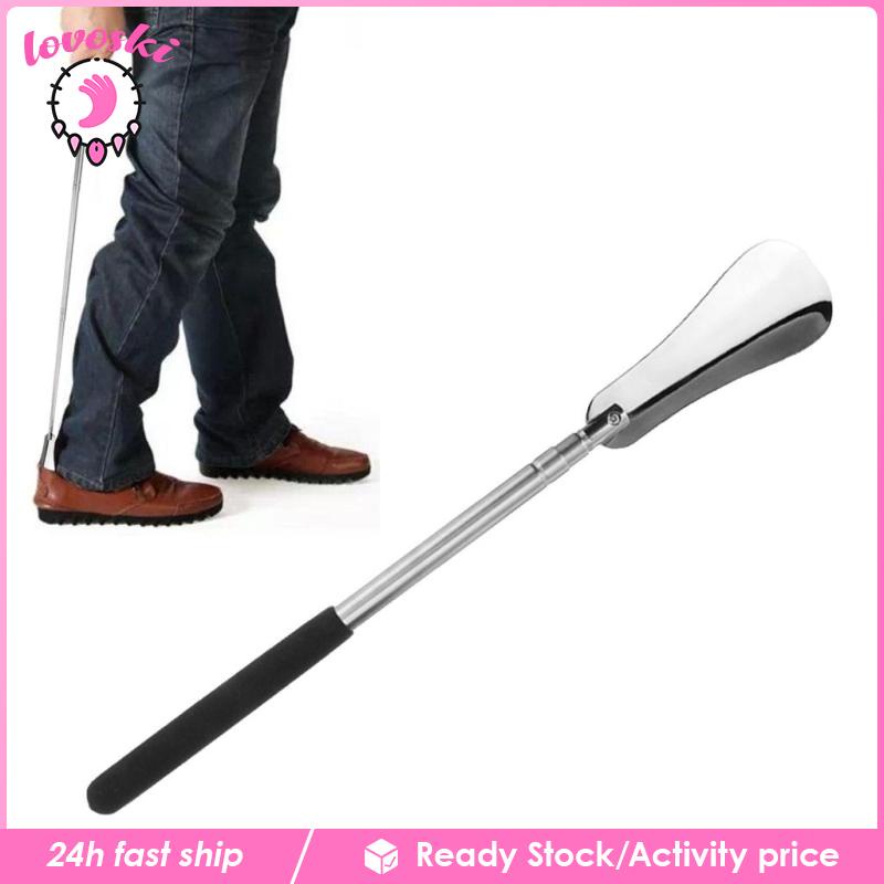 [Hàng mới về] Gậy hỗ trợ mang giày bằng thép không gỉ cho người lớn tuổi