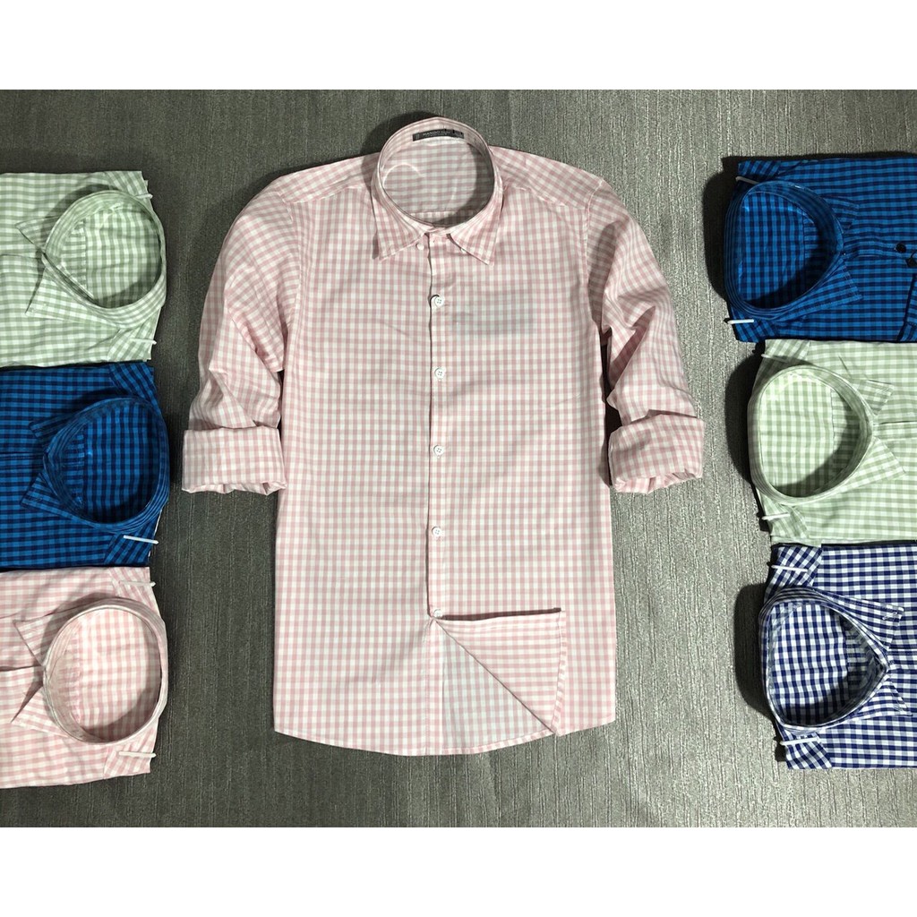 Áo sơ mi dài tay caro thời trang nam Liyor - TASM3023 | BigBuy360 - bigbuy360.vn