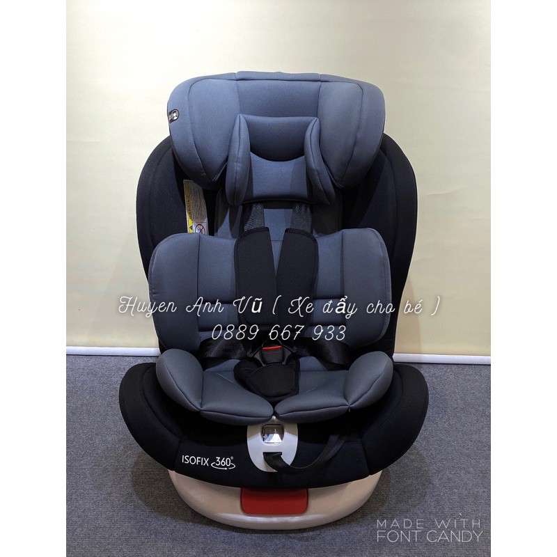 Ghế ngồi ô tô cho bé 360 độ Isofix an toàn DUXO BABY mẫu 2023. Ghế Ngồi Oto Cho Bé Từ 0-12 Tuổi