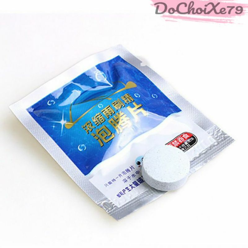Viên sủi rửa kính ô tô bàn kính cửa tủ kính đa năng, nước rửa kính ô tô sạch bóng