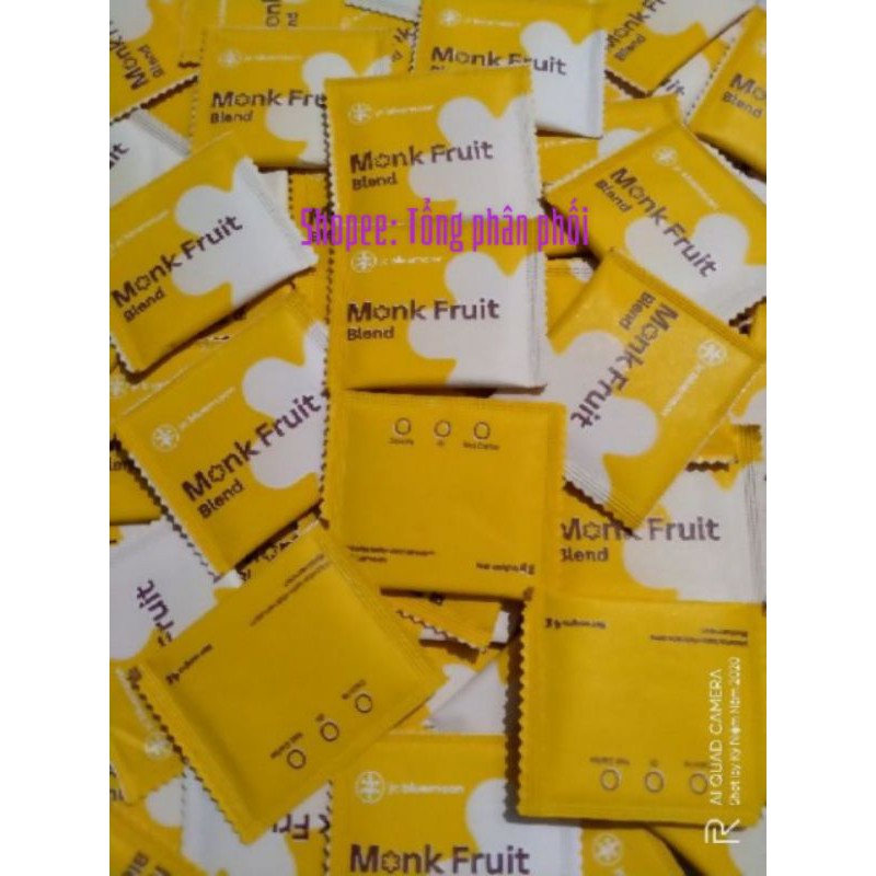 Gói 6gam Đường la hán quả Monk Fruit Blend ăn kiêng tiểu đường- keto das lowcarb
