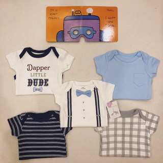 Set 5 body bé trai nhiều size (3-12 tháng)