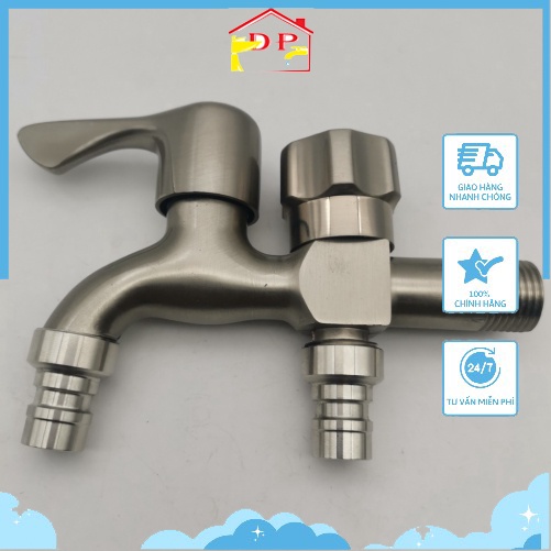 Vòi nước, Sen tắm lạnh inox 304 cao cấp SL02 - bảo hành 24 tháng