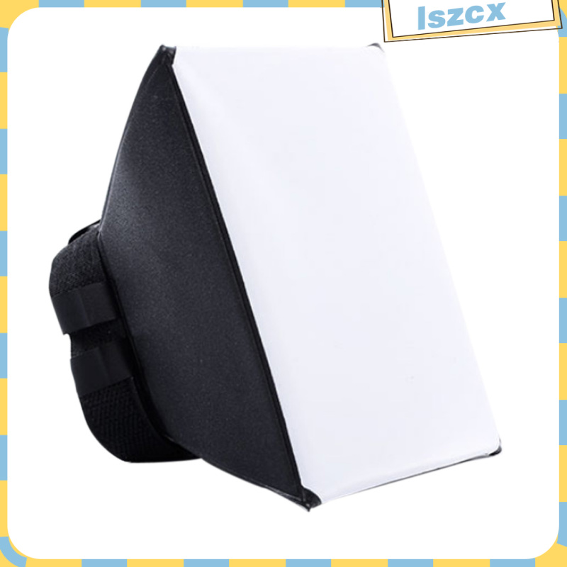Flash Diffuser Light Softbox 5x4inch Universal Collapsible for Canon, Yongnuo and Nikon Speedlight