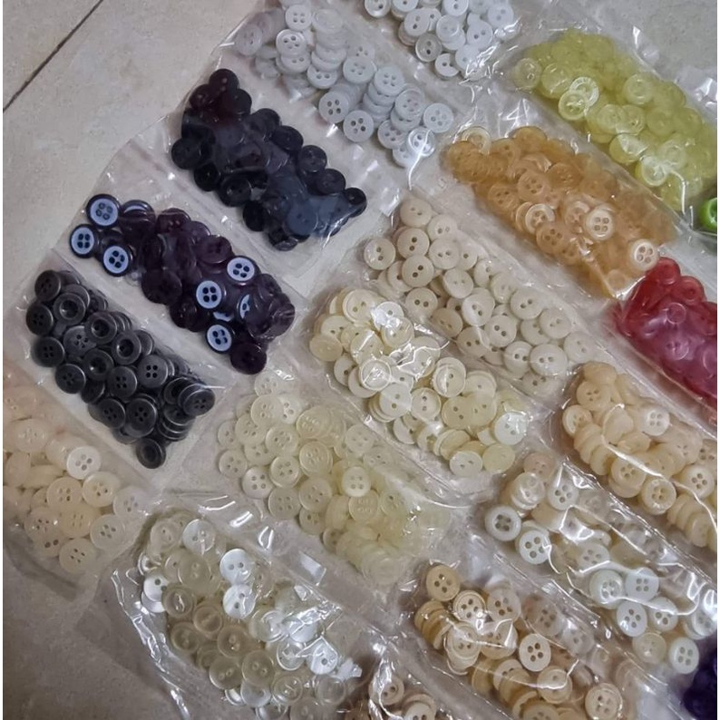 Cúc áo sơ mi màu gói 10 gam