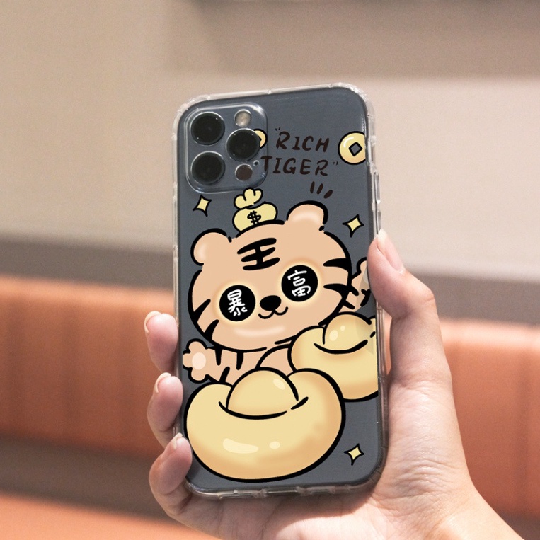 Ốp lưng iphone 6, 6s plus, 7 8 Plus, X, XS, XR, XSMAX, 11, 12, 13 PROMAX TRONG SUỐT HỔ BÉO DỄ THƯƠNG PKVN