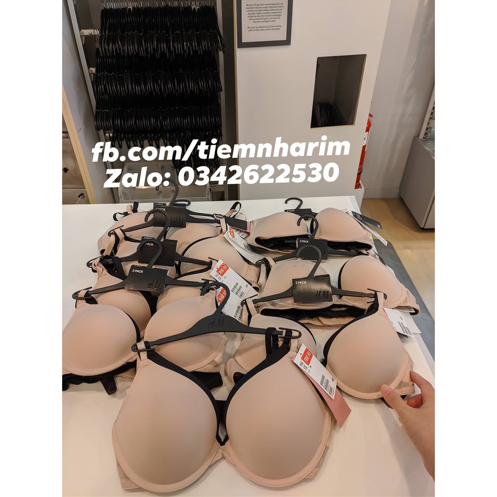 SET 2 BRA / ÁO LÓT H&M - HÀNG MALAYSIA CHÍNH HÃNG