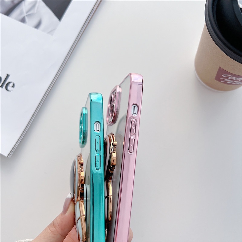 Ốp Điện Thoại Silicon Trong Suốt Chống Sốc Chống Rơi Cho Iphone7/8PLUS X XS XR XSMAX i-phone11 12 13PROMAX