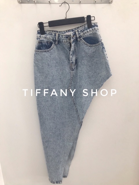 Sét áo crotop+ chân váy bò có bán rời