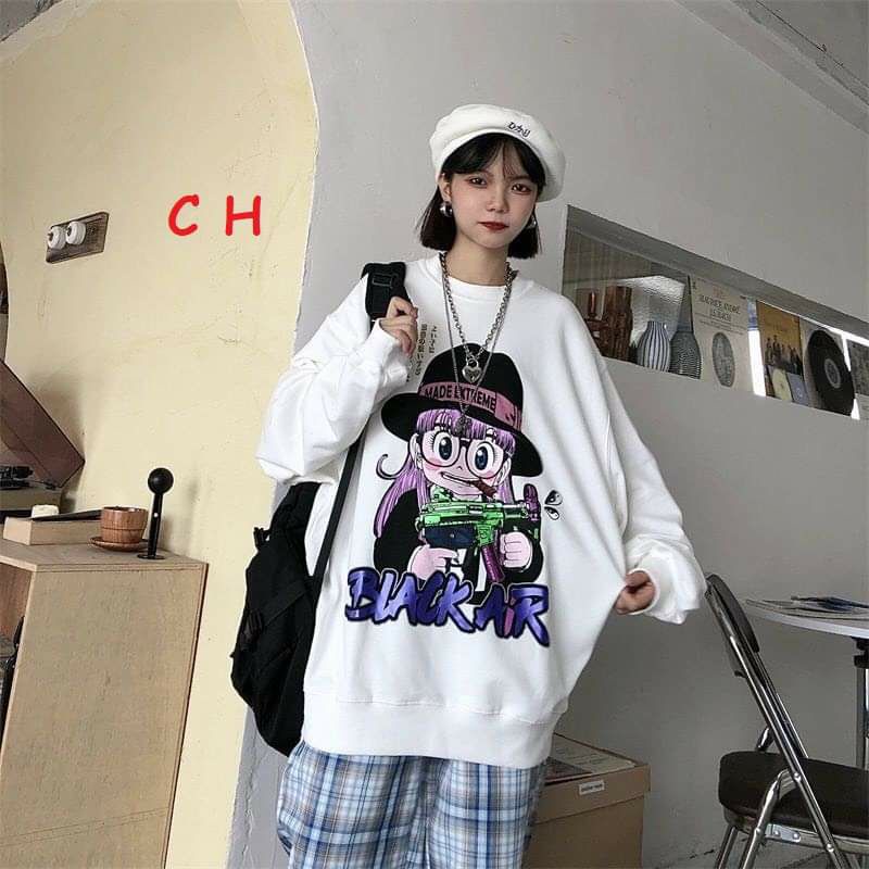 Áo Nỉ Basic Cậu Bé [FREESHIP] Sweater dài tay nỉ cotton form rộng; thời trang trend nam nữ unisex cá tính Ulzzang