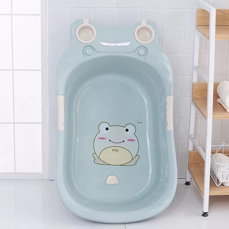 [Haobaby Shop] Chậu thau tắm ếch cao cấp cho cho em bé, trẻ em sơ sinh