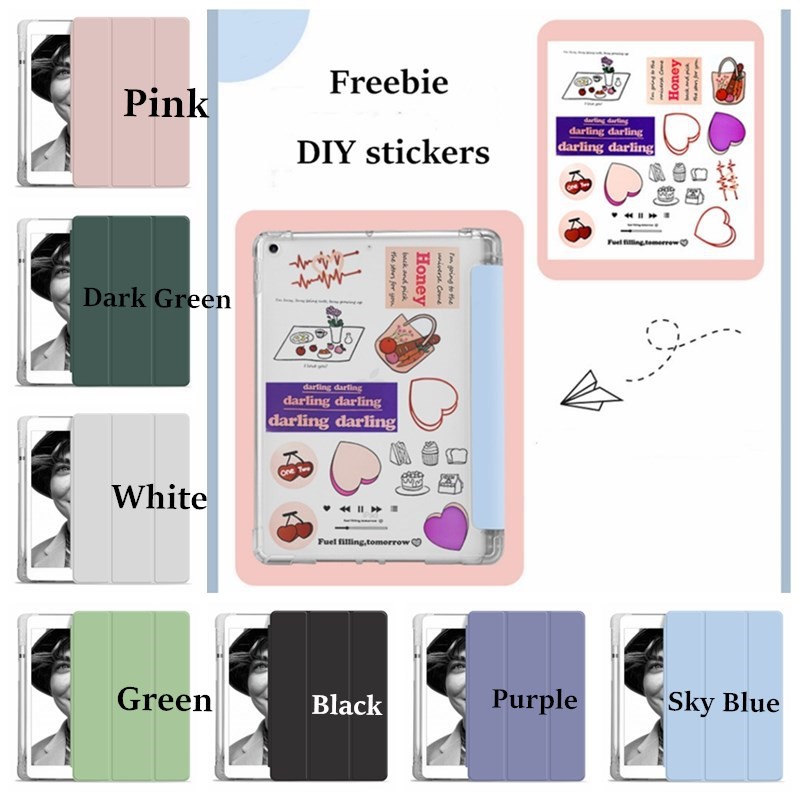 Bao da máy tính bảng NIXXOS có khe cắm bú chống rơi thích hợp cho iPad10 iPad 10.2 gen 7/8/9 10.9 Air 4/5 2021 Pro 11