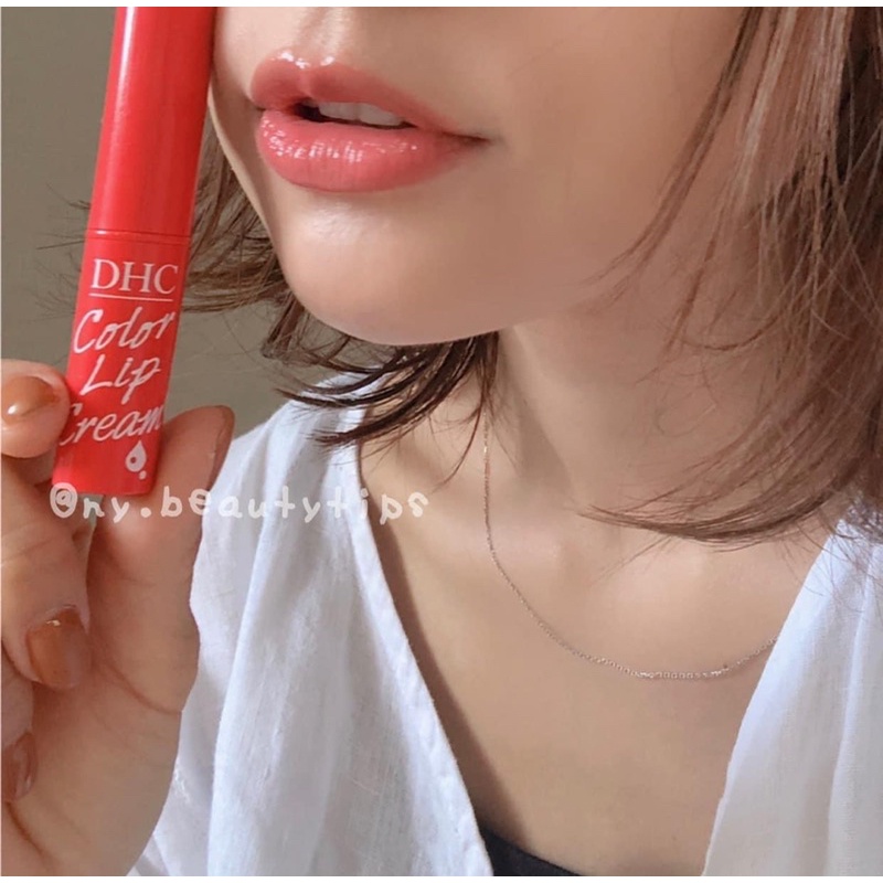 Son dưỡng có màu và không màu DHC Color Lip Cream của Nhật Bản