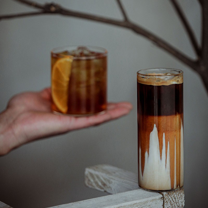 Cốc Thủy Tinh Trong Suốt Chịu Nhiệt 400Ml Tiện Dụng Uống Trà Sữa/ Cà Phê