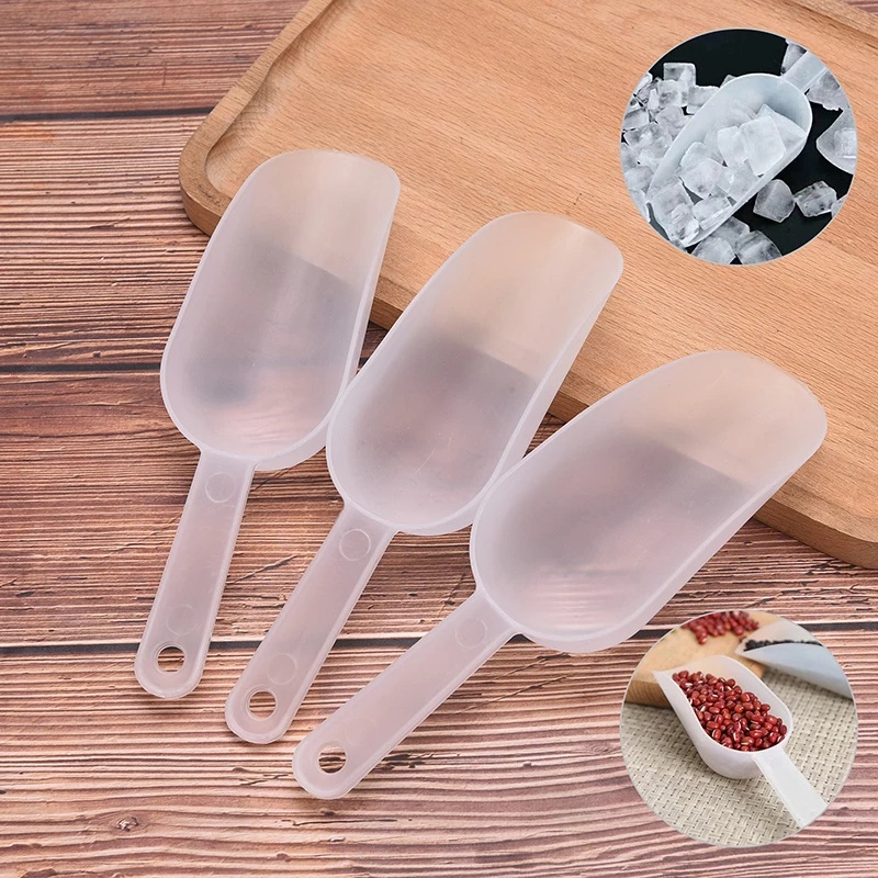 Muỗng Đong Đá/Bột/Bột/Cơm Bằng Nhựa Mini Đa Năng Cho Nhà Bếp/Tiệc Tùng