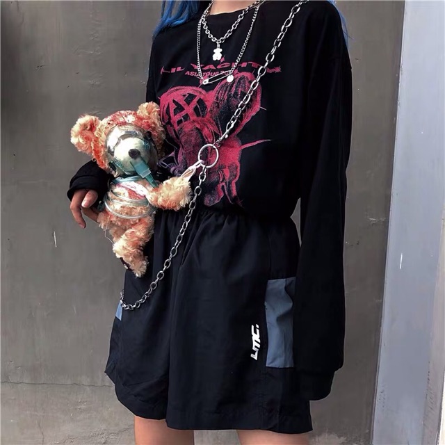 Túi gấu đeo chéo Bundy tàn tật đẫm máu dây xích Ulzzang Hàn Quốc siêu chất 👍