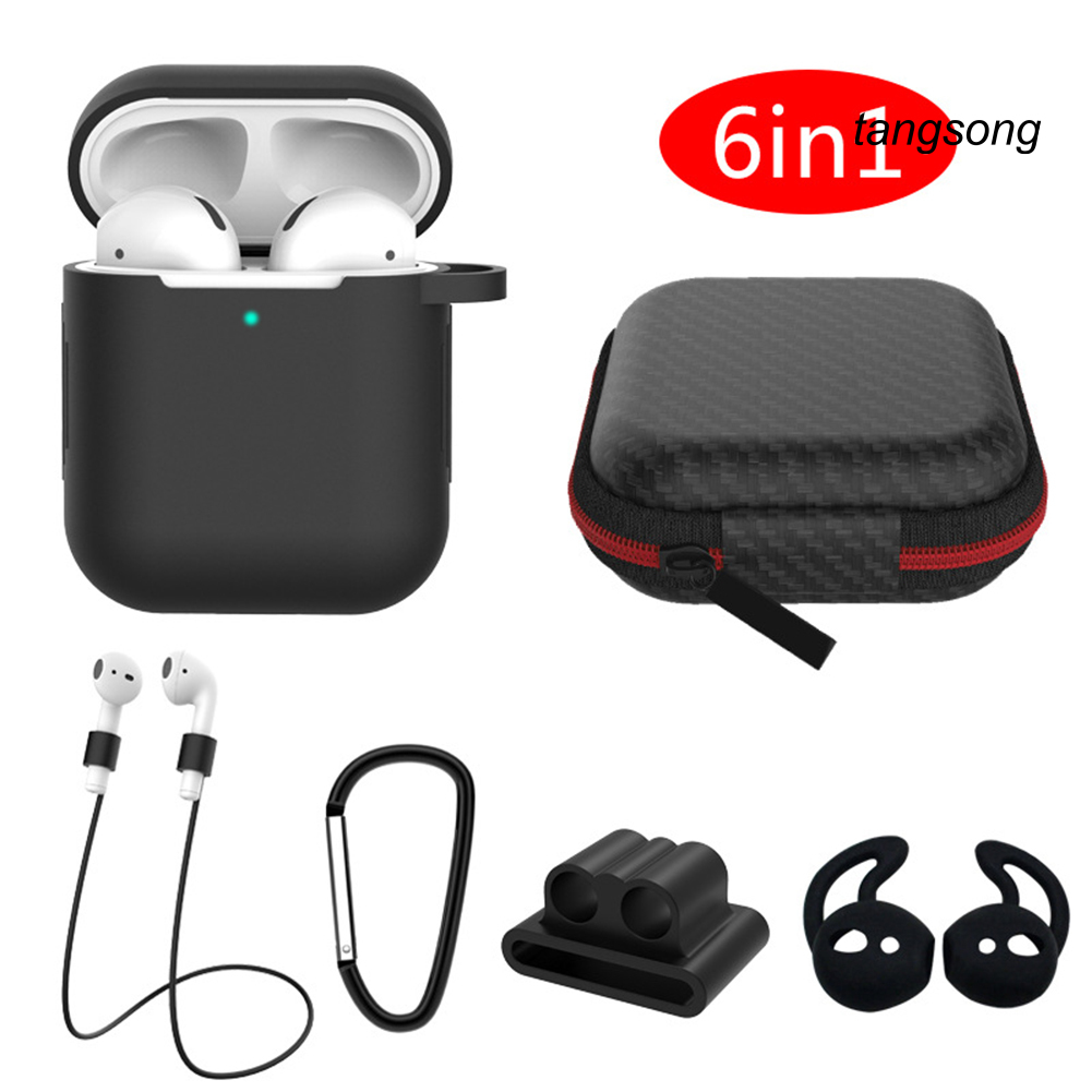 Hộp Đựng Tai Nghe Bluetooth Ts-6 Trong 1 Cho Air-Pods 1 2