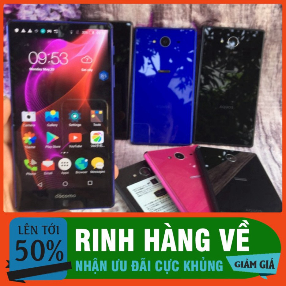 TUẦN LỄ SALE Điện thoại xách tay Nhật Sharp SH01H 5.3 inch ram 3Gb/32Gb @@