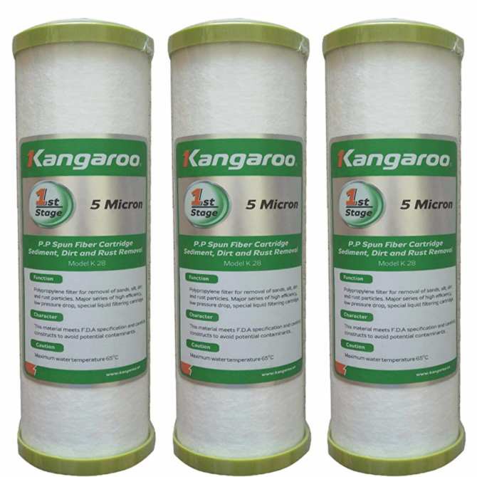 bộ lõi lọc nước 1,2,3 kangaroo chính hãng