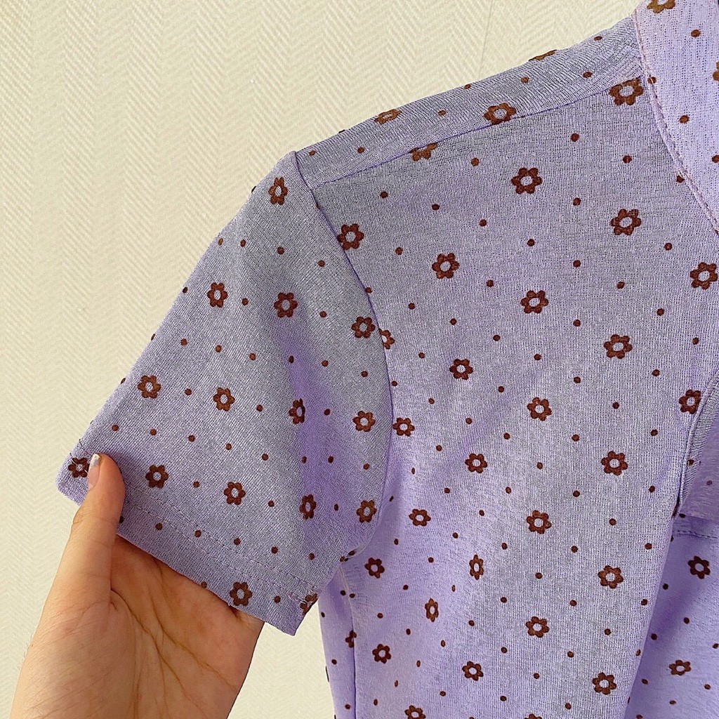 Áo kiểu Lina Top thiết kế khoét ngực - áo croptop bo hình giọt nước nhấn eo thon gọn