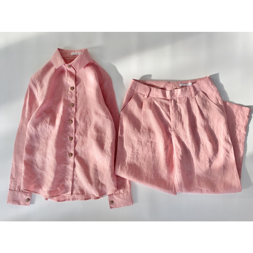 Set Linen Shirt and Pants - Mé Hè