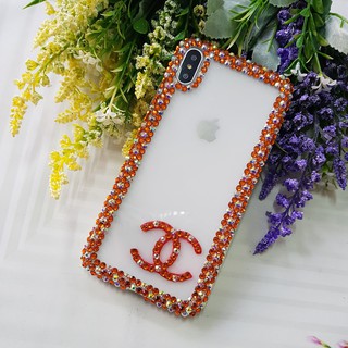 [IB DÒNG ĐT]Ốp lưng handmade đính đá viền đủ màu