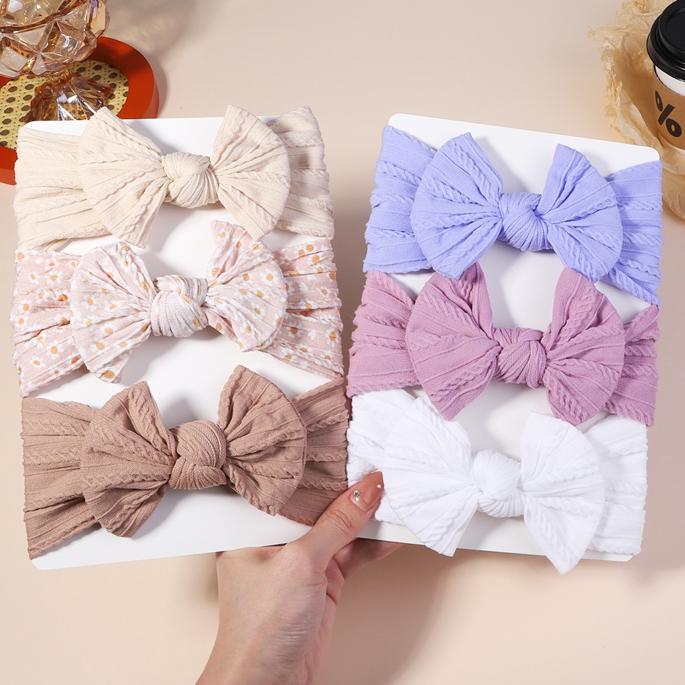 Set 3 băng đô KIDSBOWS đính nơ dễ thương cho bé