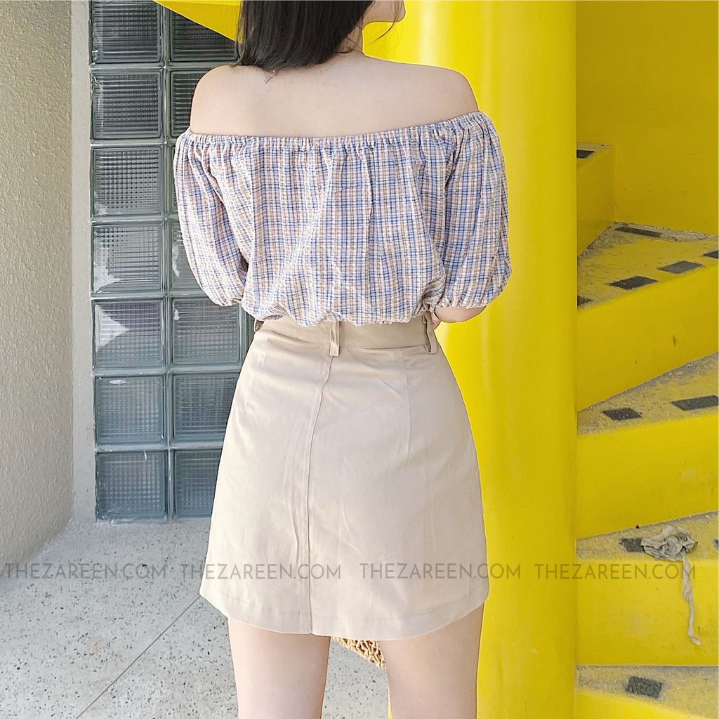 [Mã SKAMCLU7 giảm 10% tối đa 50K đơn 0Đ] CHÂN VÁY CHỮ A BASIC ZAREEN VAA29 NÂU | BigBuy360 - bigbuy360.vn