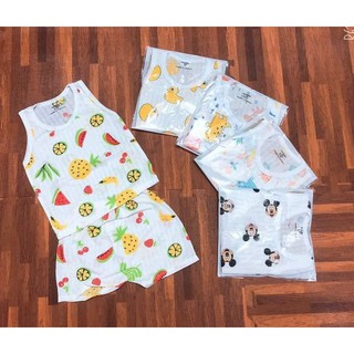 Combo 10 bộ quần áo cotton giấy trẻ em. Chất cotton siêu xịn xò.
