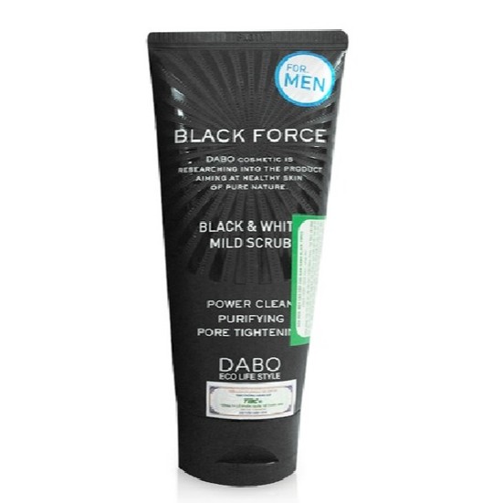 Sữa rửa mặt dành cho nam ngăn ngừa mụn Dabo Black Force 120ml