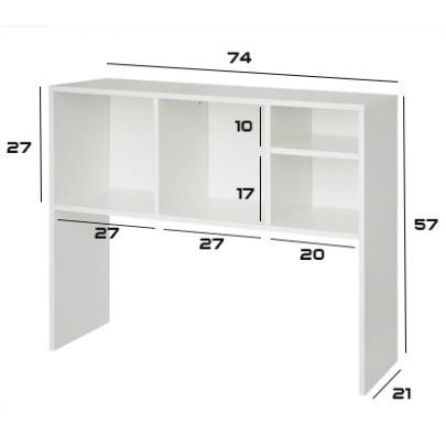 Kệ sách để bàn tiện dụng, chắc chắn, dễ lắp ráp chất gỗ MDF dày 12mm  Big sale BIG SALE