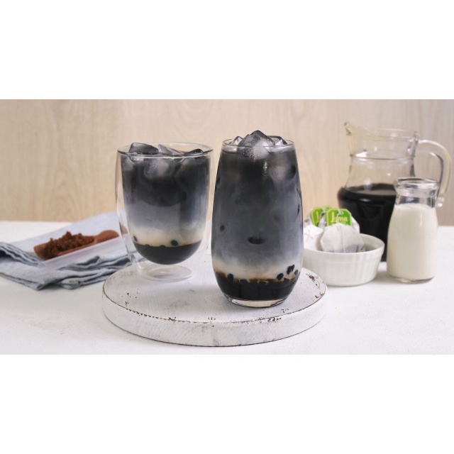 Set nấu trà sữa tinh than tre (25-30 ly) nguyên liệu Bếp yêu Meli