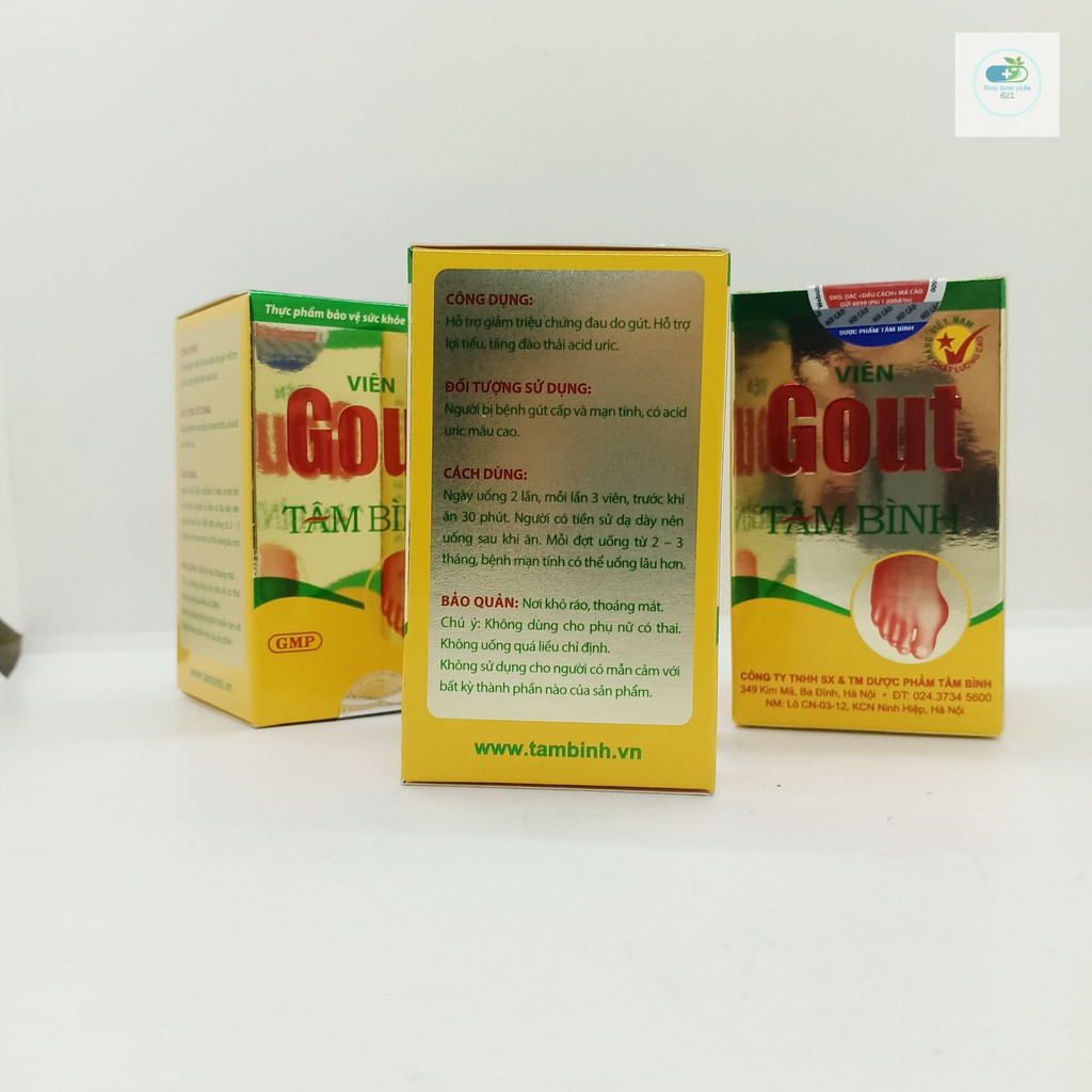 Viên Gout Tâm Bình lọ 60 viên