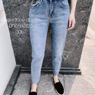Quần baggy bò trơn siêu hót, đủ sz sml, form dưới 55kg trở về ..........................................................