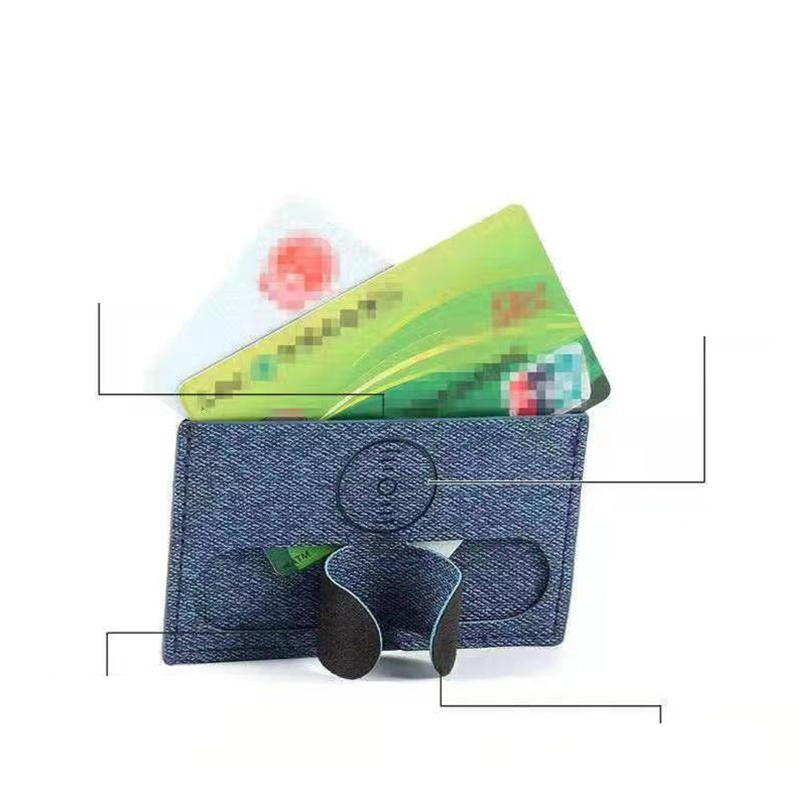 Miếng Dán Nam Châm Cho Điện Thoại Thông Minh Kèm Ngăn Đựng Thẻ