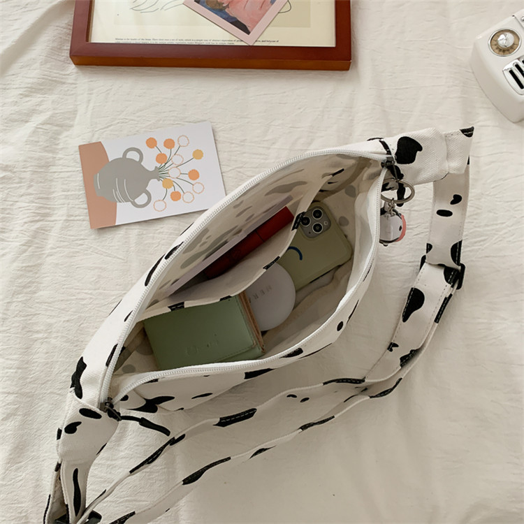 Túi đeo vai IELGY vải canvas thời trang cho các bạn gái