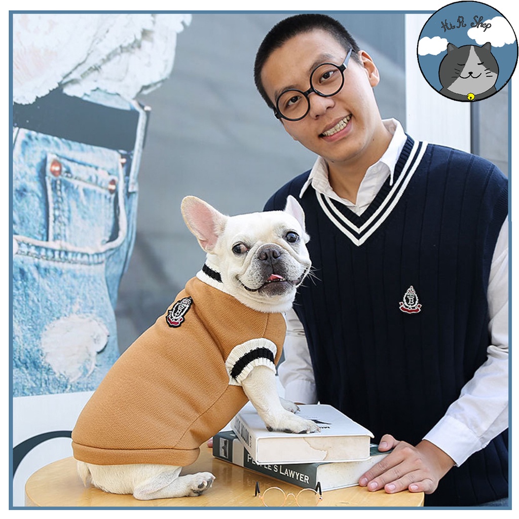 (9 Size) Áo Len Chó Mèo Áo Dệt Kim Không Tay Thời Trang Dành Cho Thú Cưng