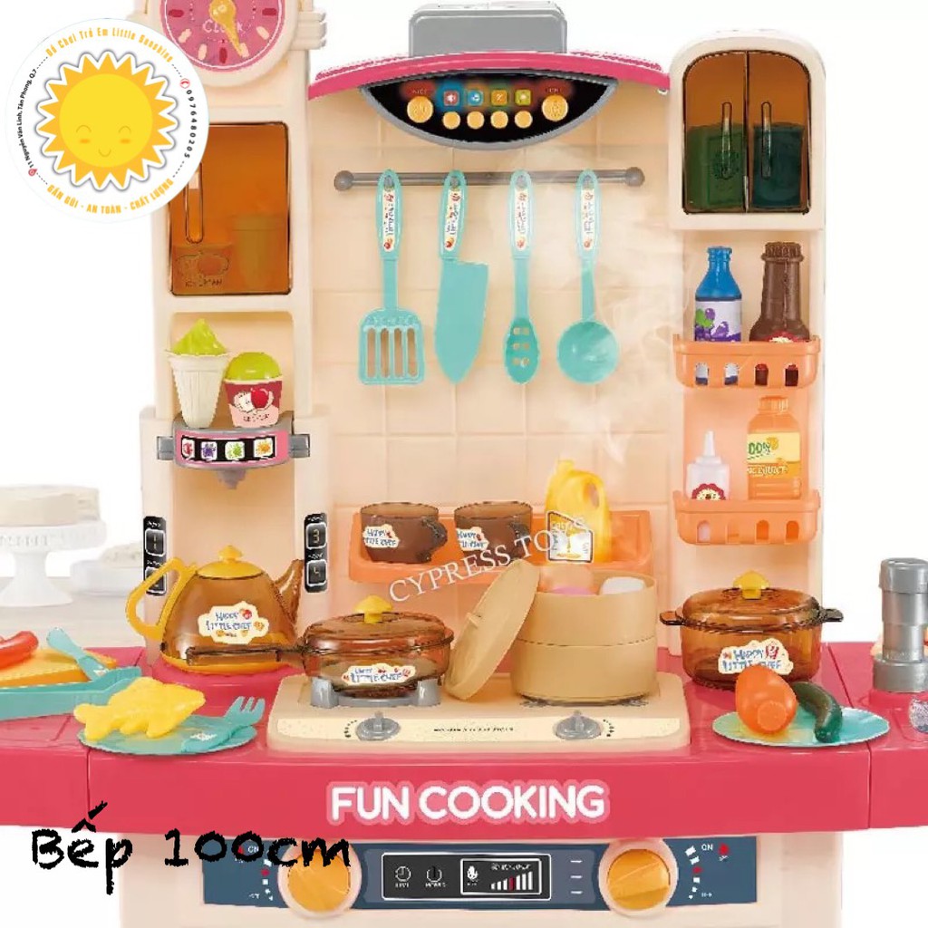 Đồ chơi nấu ăn Bộ Bếp FUN COOKING cao 100 cm