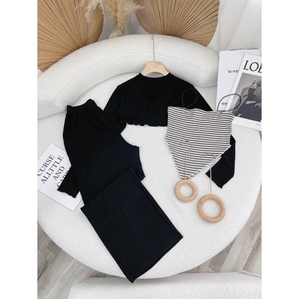 SÉT DẬP LY 3 MÓN ĐEN