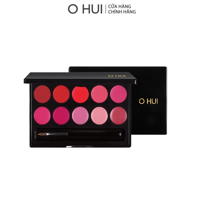 [HB Gift] Bảng son O HUI Rouge Real 10 màu Palette Gimmick