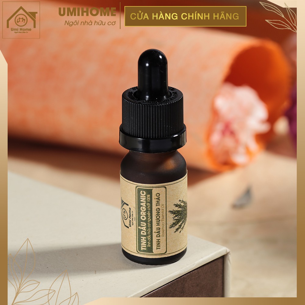 Tinh dầu thơm phòng Hương Thảo hữu cơ UMIHOME nguyên chất 10ml