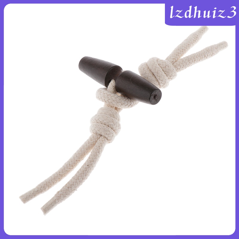 Set 4 Nút Gỗ Đá Quý Sang Trọng Kèm Dây May Áo Khoác