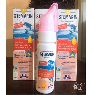 Xịt mũi STEMARIN dung dịch vệ sinh mũi nước muối biển sâu – Chai 69ml