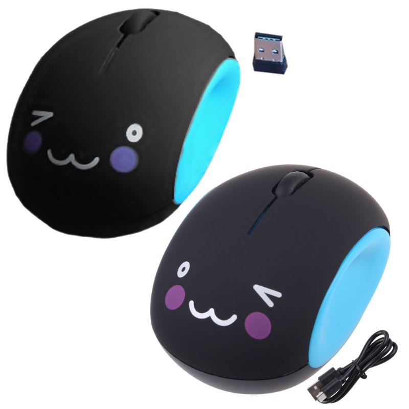 Chuột Máy Tính Không Dây 3 Nút Bấm Hoạt Hình Xinh Xắn