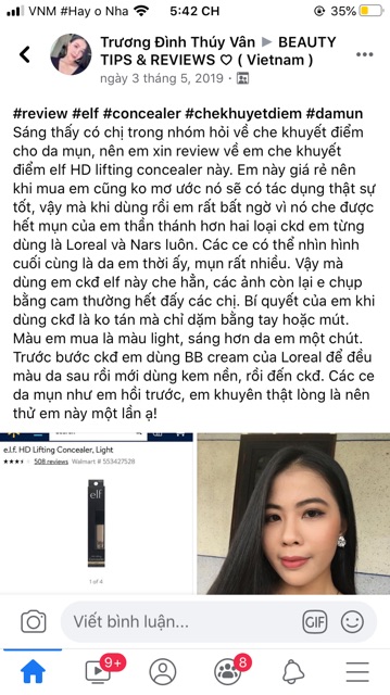 (LUÔN HỎI KHO TRƯỚC KHI ĐẶT) CHE KHUYẾT ĐIỂM ELF HD LIFTING - có 1 tone LIGHT cho da trung bình đến ngăm | BigBuy360 - bigbuy360.vn